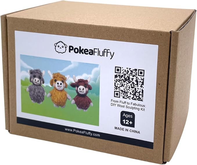 Needle Felting Kit, Animal Doll Making Set - Image 6