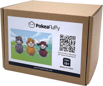 Needle Felting Kit, Animal Doll Making Set - Image 6