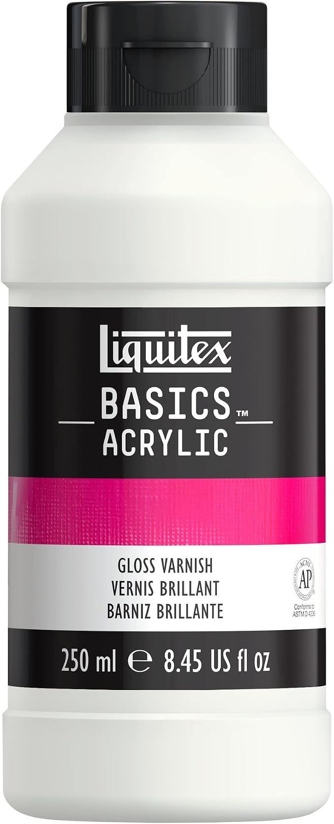 Liquitex BASICS Gloss Varnish, 250ml Bottle by Liquitex