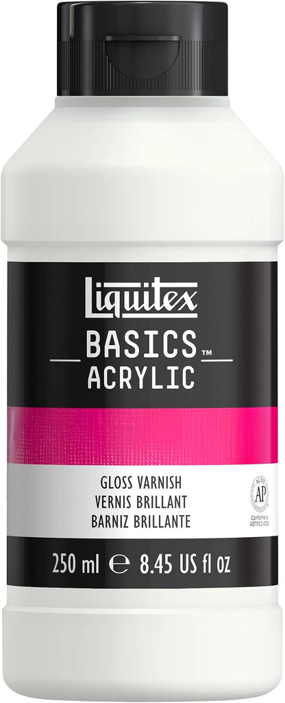 Liquitex BASICS Gloss Varnish, 250ml Bottle by Liquitex