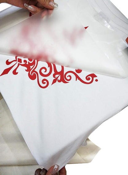 guangyintong Heat Transfer Vinyl Red HTV Rolls, Matte Surface Red HTV Vinyl - Image 6