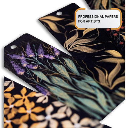 300GSM Deep Black Bookmark Sketchpads, Suitable - Image 8
