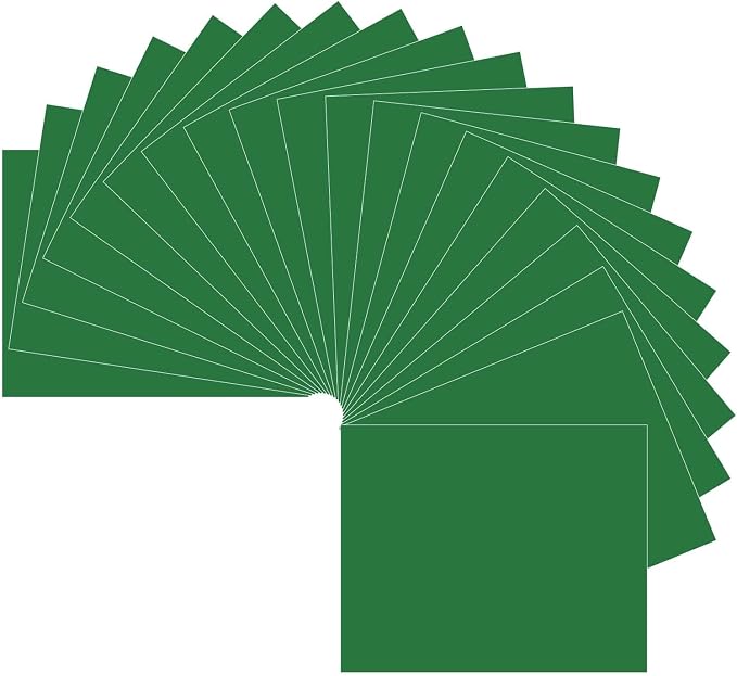 HTVRONT Green Heat Transfer Vinyl Bundle: 20 Pack 12" x 10" Green Iron on HTV by HTVRONT