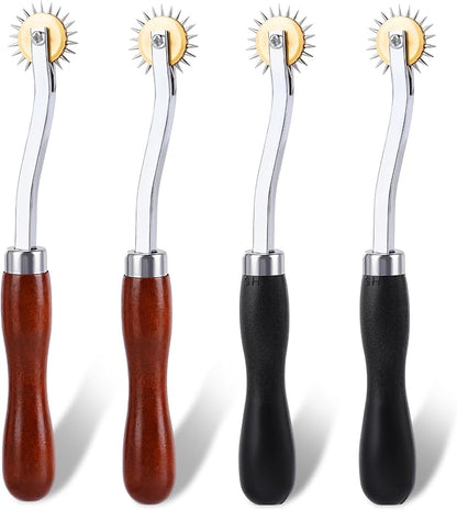 JNENERY 4PCS Tracing Wheel Sewing Tool, Professional Stitch Marking Spacer by Jnenery