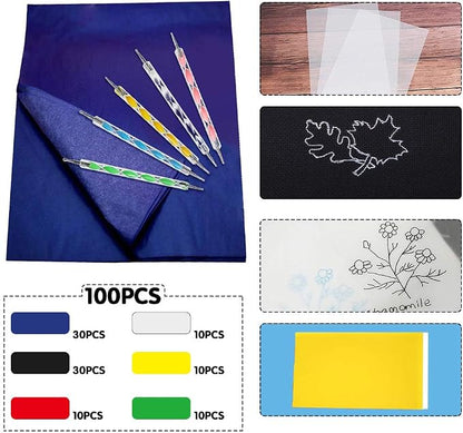 100 Sheets Carbon Transfer Paper, Tracing Paper Carbon Graphite Copy Paper - Image 2