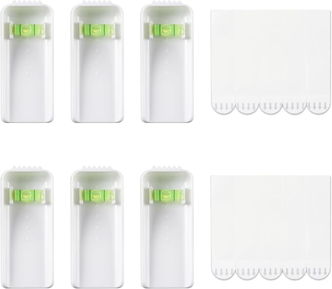 Large Canvas Hangers, 6 Picture Hangers, 10 Large Removable Adhesive Strips by JELLYSUB