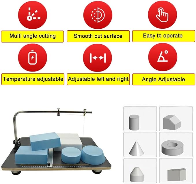 Tabletop Hot Wire Foam Cutter Hot Wire Cutter 22.8x15in Foam Sponge Cutting - Image 3