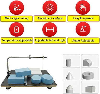 Tabletop Hot Wire Foam Cutter Hot Wire Cutter 22.8x15in Foam Sponge Cutting - Image 3
