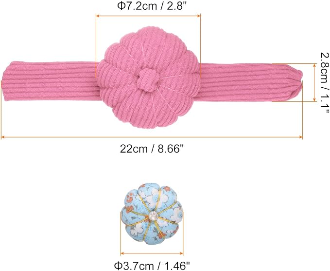 HARFINGTON Wrist Pin Cushions, Sewing Needle Pin Cushion Adjustable Strap - Image 2