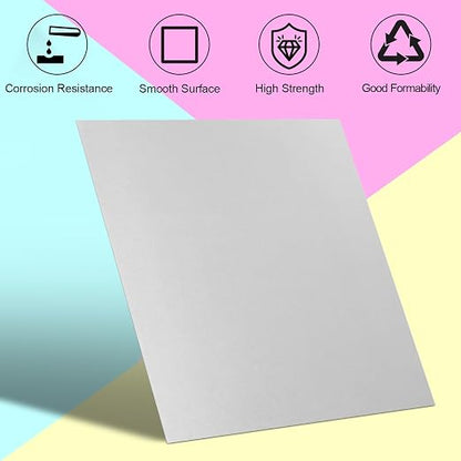 Galvanized Metal Sheet 12" x 12" x 1/32" Inch Galvanized Steel Sheet Plates - Image 2