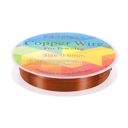 HARFINGTON 13ft Jewelry Wire, 22 Gauge Brass Craft Soft Metal Tarnish Resistant by HARFINGTON