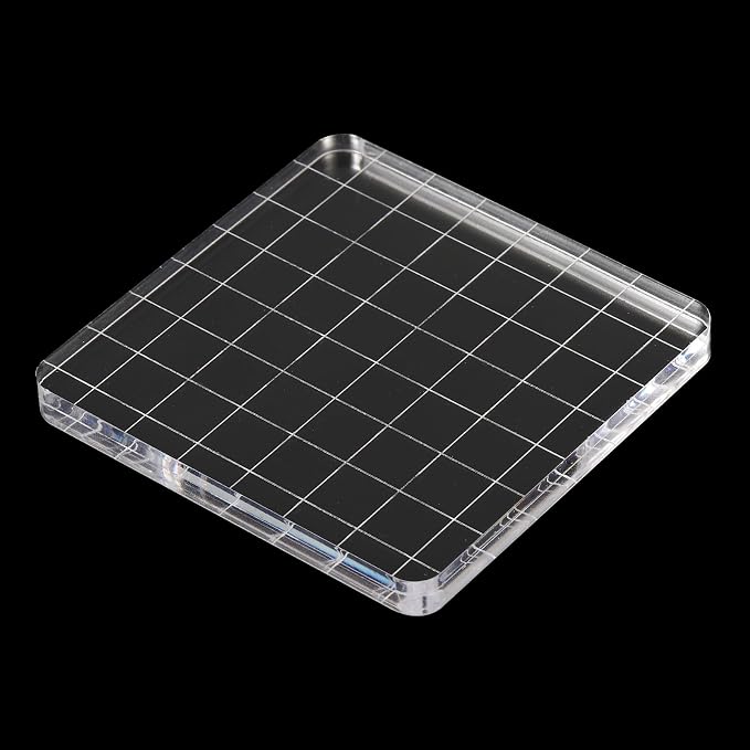 PATIKIL 3"x3" Acrylic Stamp Block - Image 5