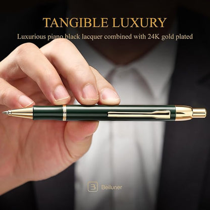 BEILUNER Luxury Gel Pen with 24K Gold Electroplating Finish, Luxury Grade - Image 4