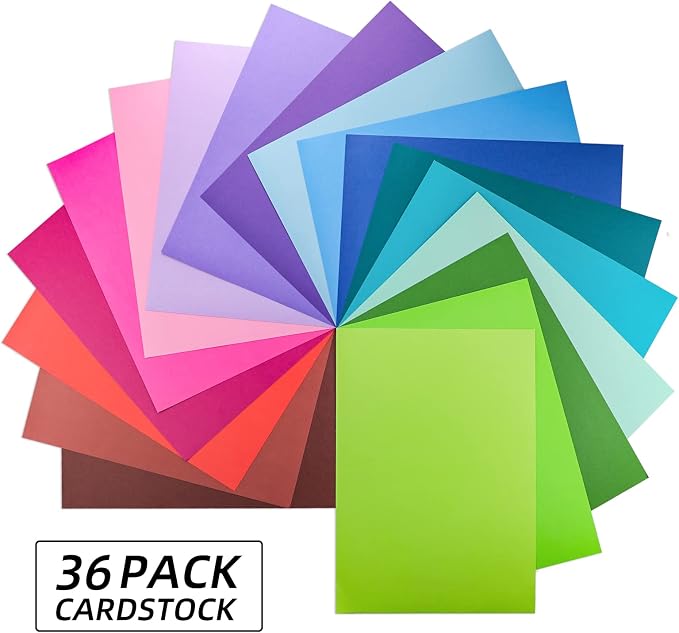 Gocreate 36 Sheets Colored Printable Smart Sticker Paper, Colorful Sticky - Image 5