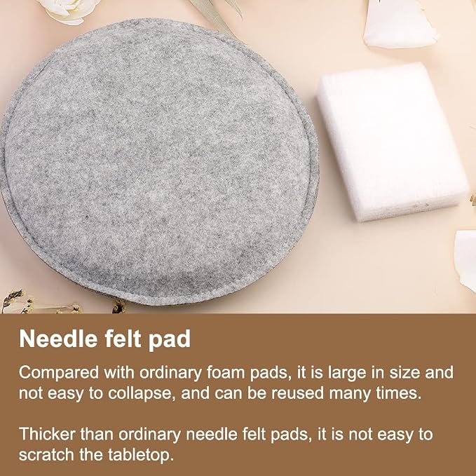WONVOC Needle Felting Pad, 9.44 x 9.44 x 1.38 Inch - Image 5