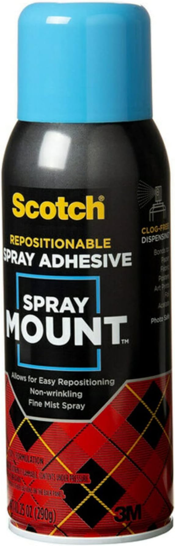 Scotch Spray Mount Repositionable Adhesive, 10.25 oz – Removable/Restickable - Image 2