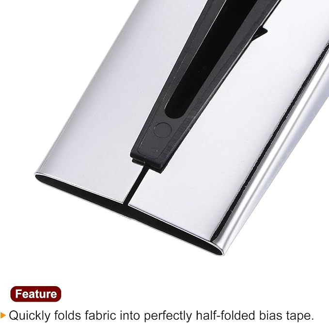 HARFINGTON Bias Tape Maker Kit 50mm Single and Double Fold Fabric Bias Binding - Image 5
