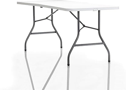 Cosco 6ft Fold-in-Half Blow Molded Folding Table, Indoor/Outdoor, Comfort Handle - Image 10