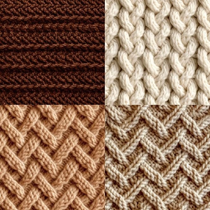24 Sheets Knitting Wool Decorative Scrapbooking Paper Pad 6x6 Craft Paper - Image 3