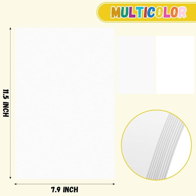 10 Pack Foam Sheets Craft 8 x 12 inch, Eva Color Foam Paper - Image 2
