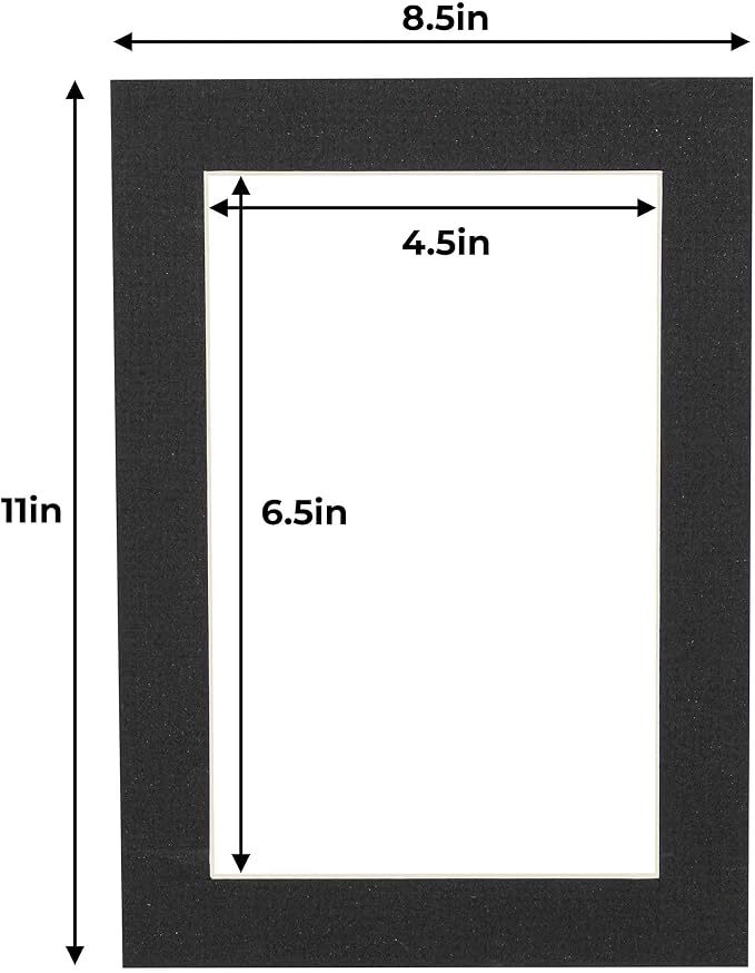 5x7 Mat for 8.5x11 Frame - Image 3