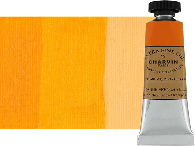 Charvin Extra Fine Oil Paint, French Yellow Orange 20 ml by Unknown