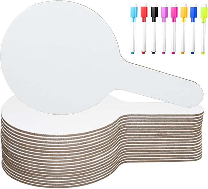 33Pcs Dry Erase Answer Paddles by ZPOYOT