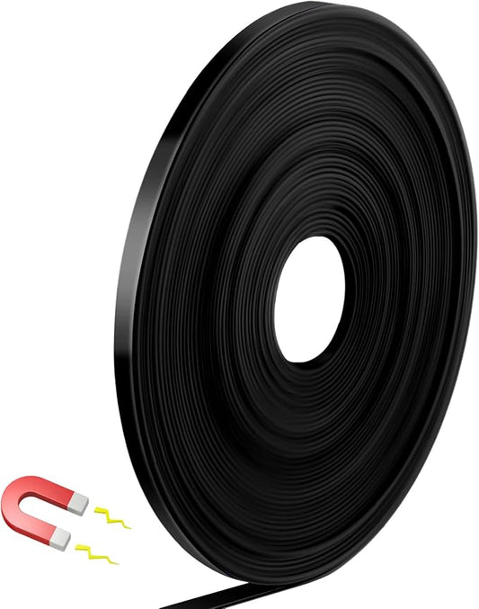Magnetic Tape Roll Thin Strips, 1/4 Inch x 33 Feet Magnetic Board Dividers by Unknown