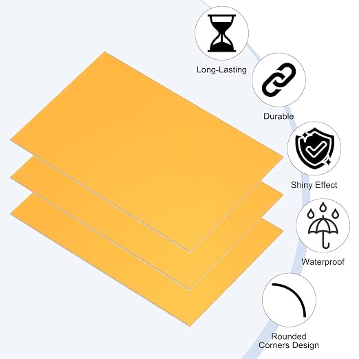 PATIKIL 2.1x3.3 Inch Anodized Aluminum Sheet Metal - Image 3
