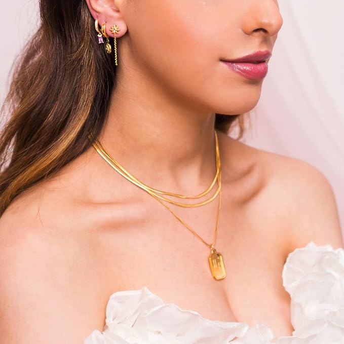 Jishi 33ft Gold Snake Chain 1.2mm Jewelry Making Chains - Image 5