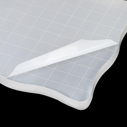PATIKIL 4" x 4" Acrylic Stamp Block, 2 Pack Clear Stamping Block - Image 5