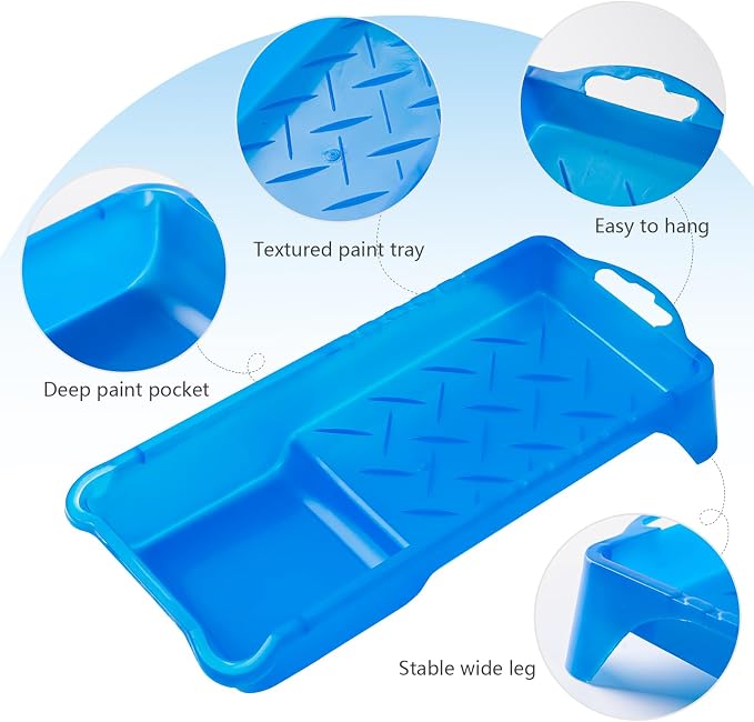 Mister Rui Paint Roller Kit, 9 Pack, 2 Inch Microfiber Paint Roller Covers - Image 4