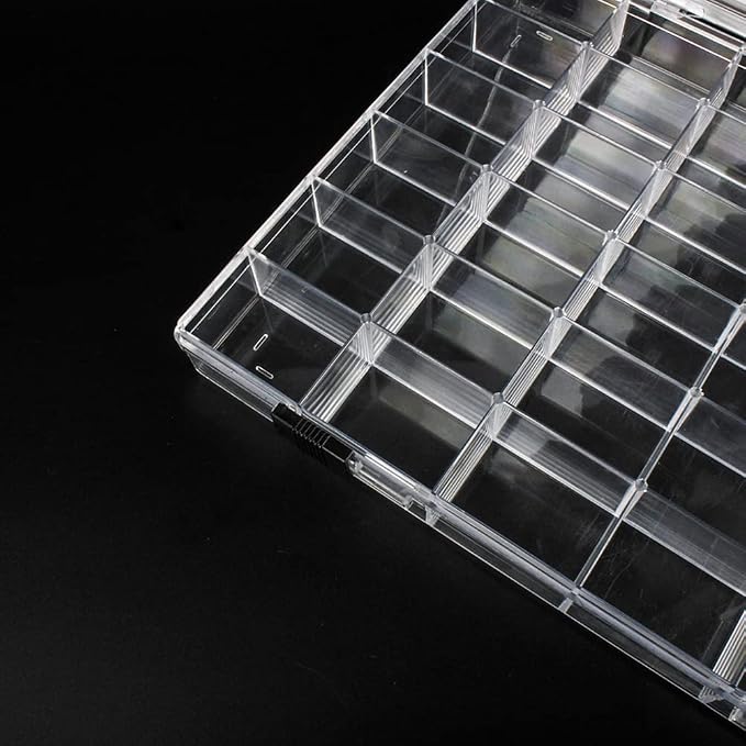 36 Grids Clear Plastic Organizer Box, Craft Storage Container - Image 4