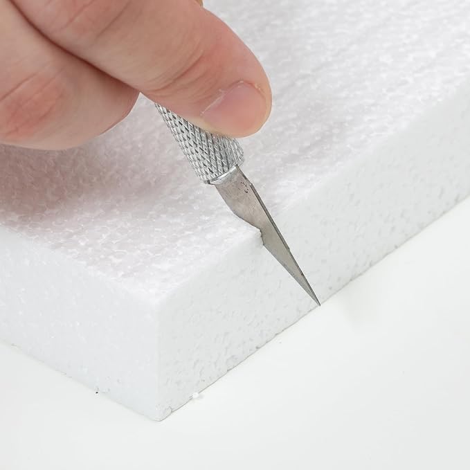 Crafare 17X11X2 Inch Craft Foam Blocks 3 Pack Polystyrene Foam Sheet DIY - Image 7