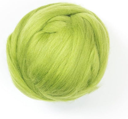 Colored Natural Wool roving, 8 OZ. Best Wool by Kondoosnaturalfibers