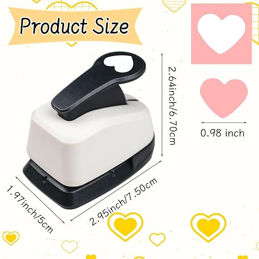 Heart Hole Punch 1 inch Heart Punch - Image 4