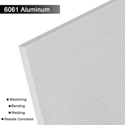 6061 T651 Aluminum Sheet Metal 6 x 12 x 5/16 Inch Flat Plain Aluminum Plate - Image 4