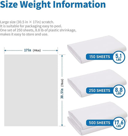 HANA PAPER 30.5" x 17" Large Size Packing Paper Sheets - Image 5