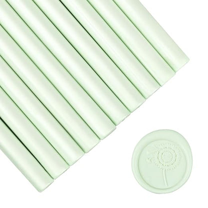 Glue Gun Sealing Wax Sticks for Wax Seal Stamp -Sage Green, Cards Envelopes by Showin