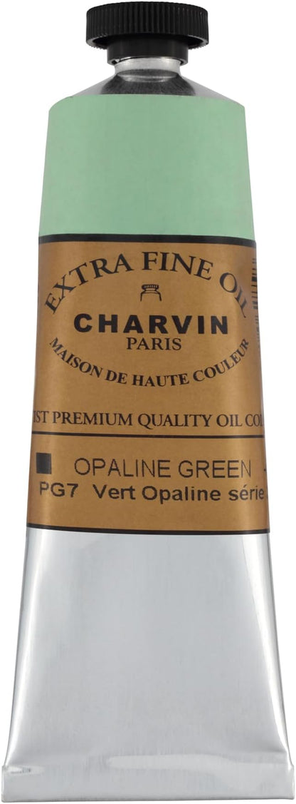 Charvin Extra Fine Oil Paint, Opaline Green 60 mL - Image 2