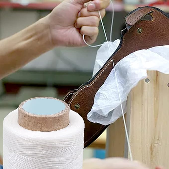 284 Yards Waxed Thread, 210D Heavy Duty Wax Upholstery Thread - Image 3