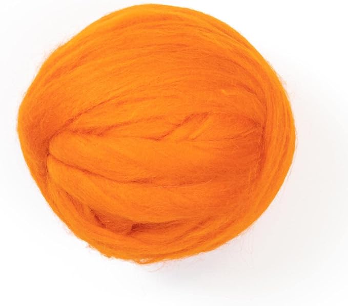 Colored Natural Wool roving, 8 OZ. Best Wool by Kondoosnaturalfibers