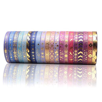 AEBORN Thin Purple Washi Tape - Image 4
