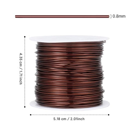 82FT Jewelry Wire 20 Gauge Tarnish-Resistant Copper Beading Wires Roll Bulk - Image 3