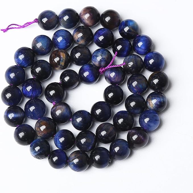 120PCS 6mm AAA Natural Tiger Eye Stone Beads Gemstone Round Spacer Loose Beads - Image 5