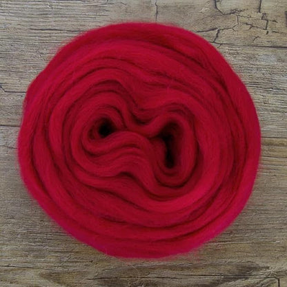 Revolution Fibers Dyed Corriedale Wool | 8 Ounces of Premium Combed Wool Top | - Image 3