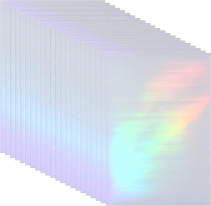 PATIKIL 8.3x5.8" Holographic Sticker Paper, 20Sheets A5 Polypropylene by PATIKIL