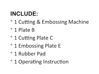 Bira Die Cutting & Embossing Machine, Mini Die Cut Machine, Metal Roller - Image 4