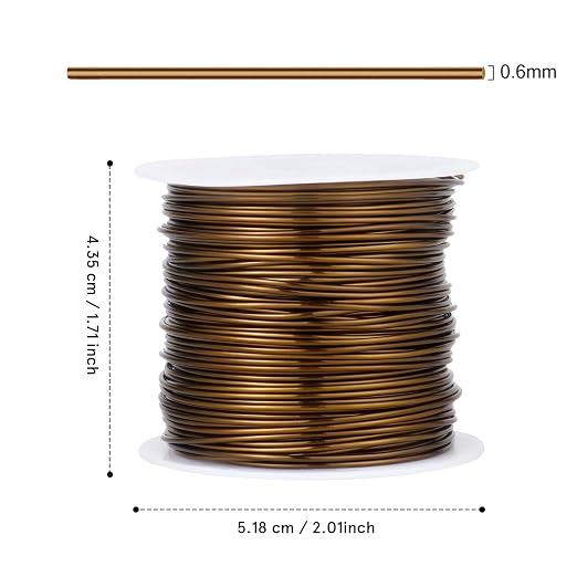164FT Jewelry Wire 22 Gauge Tarnish-Resistant Copper Beading Wires Roll Bulk - Image 3