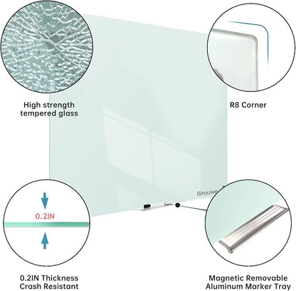 Magnetic Glass Whiteboard - Image 4